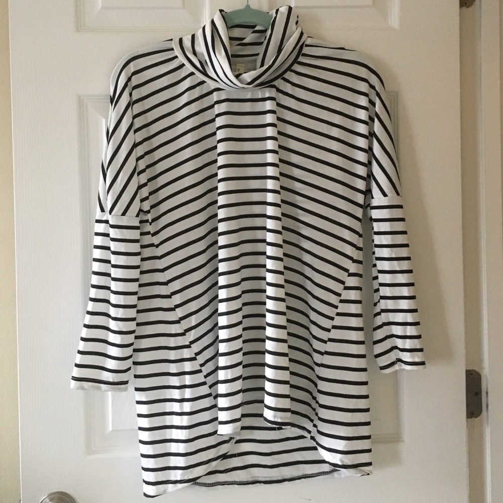 Black and white striped shirt